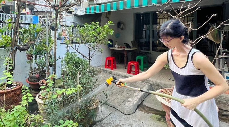 Chị Thanh Trà vui sống mỗi ngày Chị Thanh Trà vui sống mỗi ngày - Ảnh: YẾN TRINH