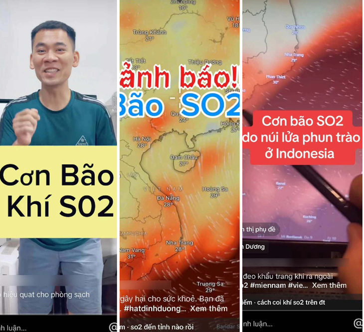 Nhiều nội dung về cơn bão SO₂ xuất hiện trên TikTok những ngày qua Nhiều nội dung về cơn bão SO₂ xuất hiện trên TikTok những ngày qua