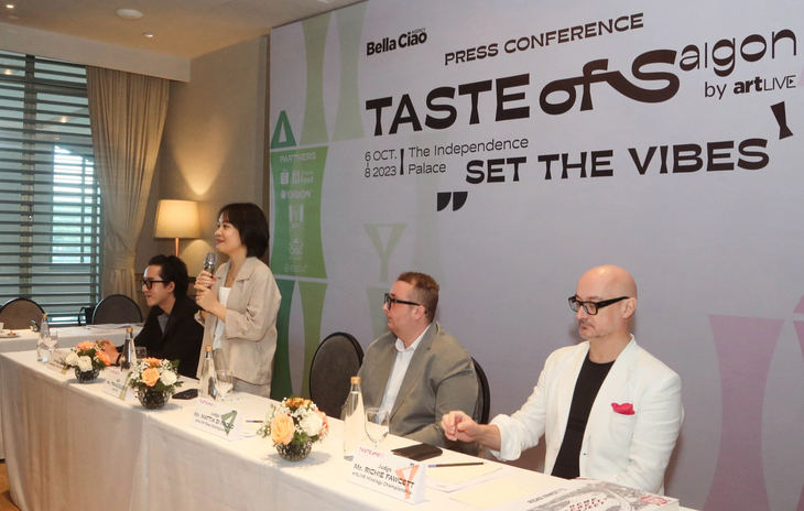 Ban tổ chức Taste of Saigon chia sẻ về thông tin các hoạt động chính - Ảnh: BTC Ban tổ chức Taste of Saigon chia sẻ về thông tin các hoạt động chính - Ảnh: BTC