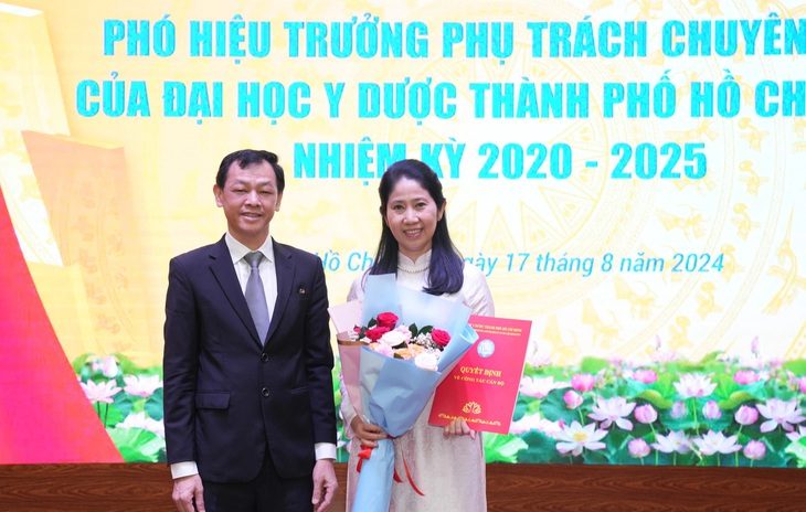 Bác sĩ Vương Thị Ngọc Lan làm phó hiệu trưởng Trường đại học Y Dược TP.HCM- Ảnh 1. Bác sĩ Vương Thị Ngọc Lan làm phó hiệu trưởng Trường đại học Y Dược TP.HCM- Ảnh 1.