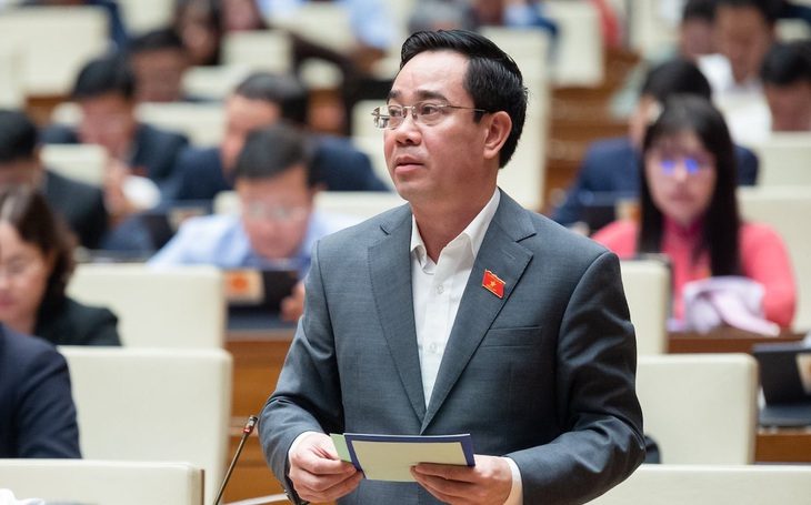 Đại biểu Quốc hội: 'Bác sĩ có thể mở phòng khám tư thì nhà giáo dạy thêm là quyền lợi chính đáng' - Ảnh 1. Đại biểu Nguyễn Văn Huy - Ảnh: GIA HÂN