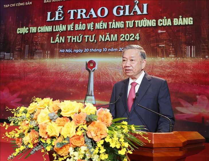 tong-bi-thu-chu-tich-nuoc-to-lam-17294387998122062962152 Bảo vệ nền tảng tư tưởng hướng tới mục tiêu 100 năm dưới sự lãnh đạo của Đảng - Ảnh 1.