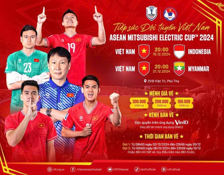 Vé xem trận Việt Nam - Indonesia đá bán hết - Ảnh 1. Vé xem trận Việt Nam - Indonesia đá bán hết - Ảnh 1.